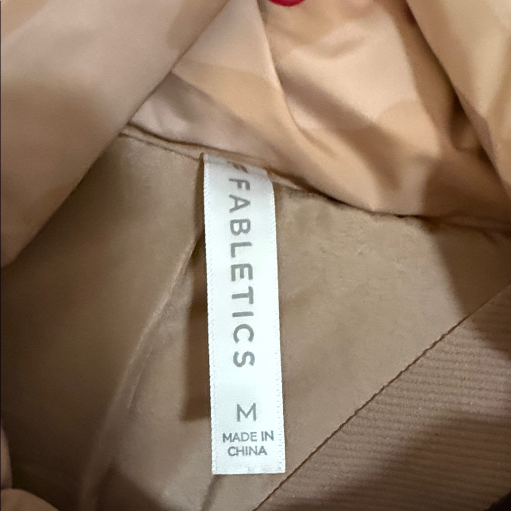 Fabletics Beige Puffer Jacket - Picture 2 of 5
